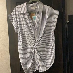 HAYDEN stripped top, size small